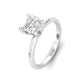 Heart Lab Grown Solitaire Diamond Ring