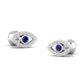 Letmy Lab Grown Diamond Evil Eye Earings