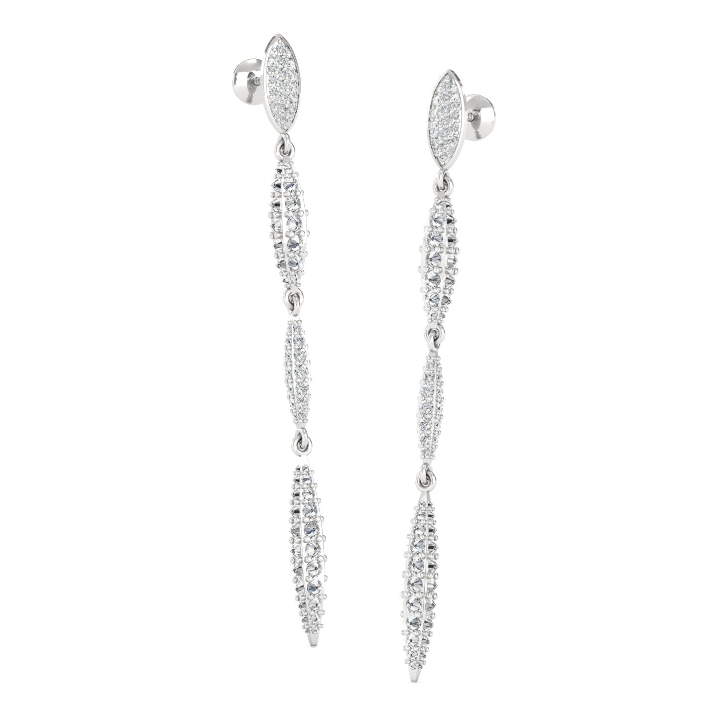 Lank Lab Grown Diamond Earings