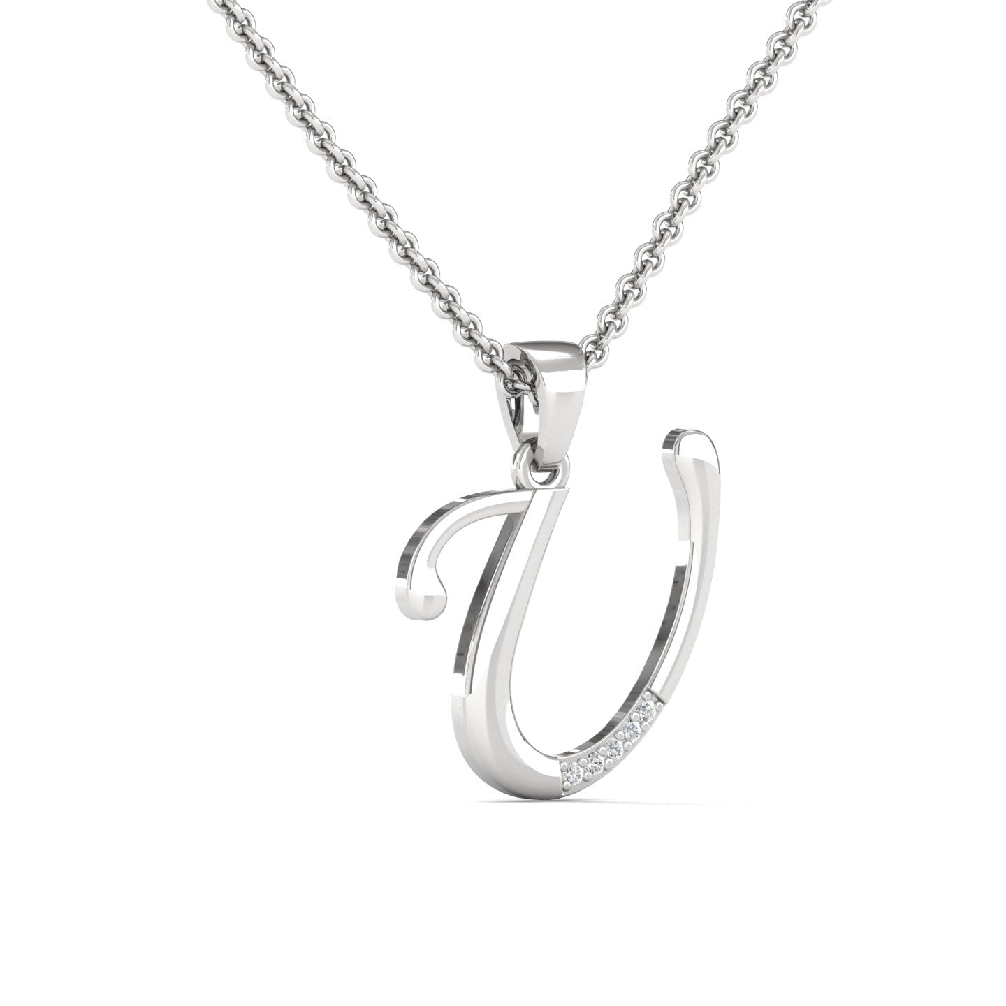 U  Lab Grown Diamond Pendant