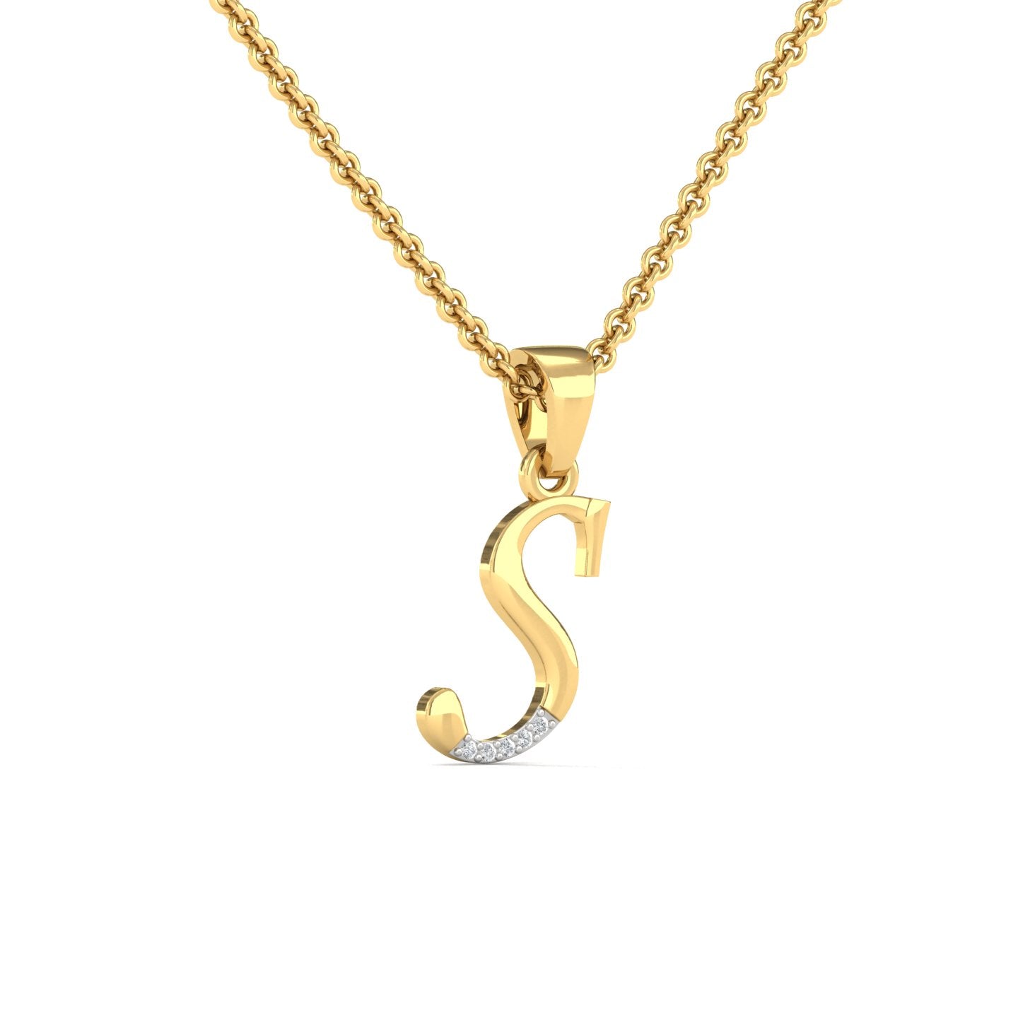 S  Lab Grown Diamond Pendant