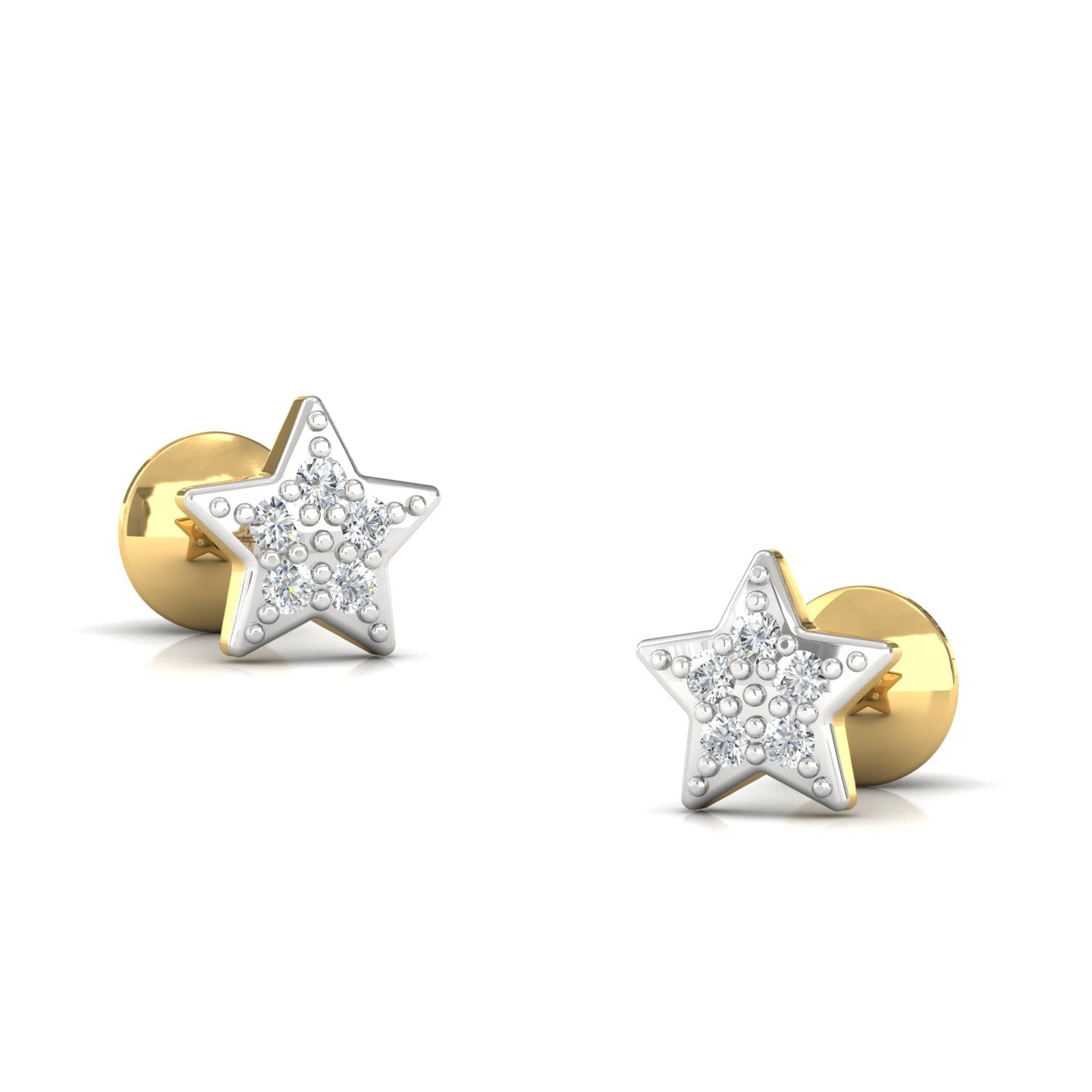 Star Lab Grown Diamond Earings