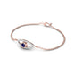 Charm Lab Grown Diamond Evil Eye Bracelet