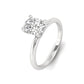 Oval Lab Grown Solitaire Diamond Ring