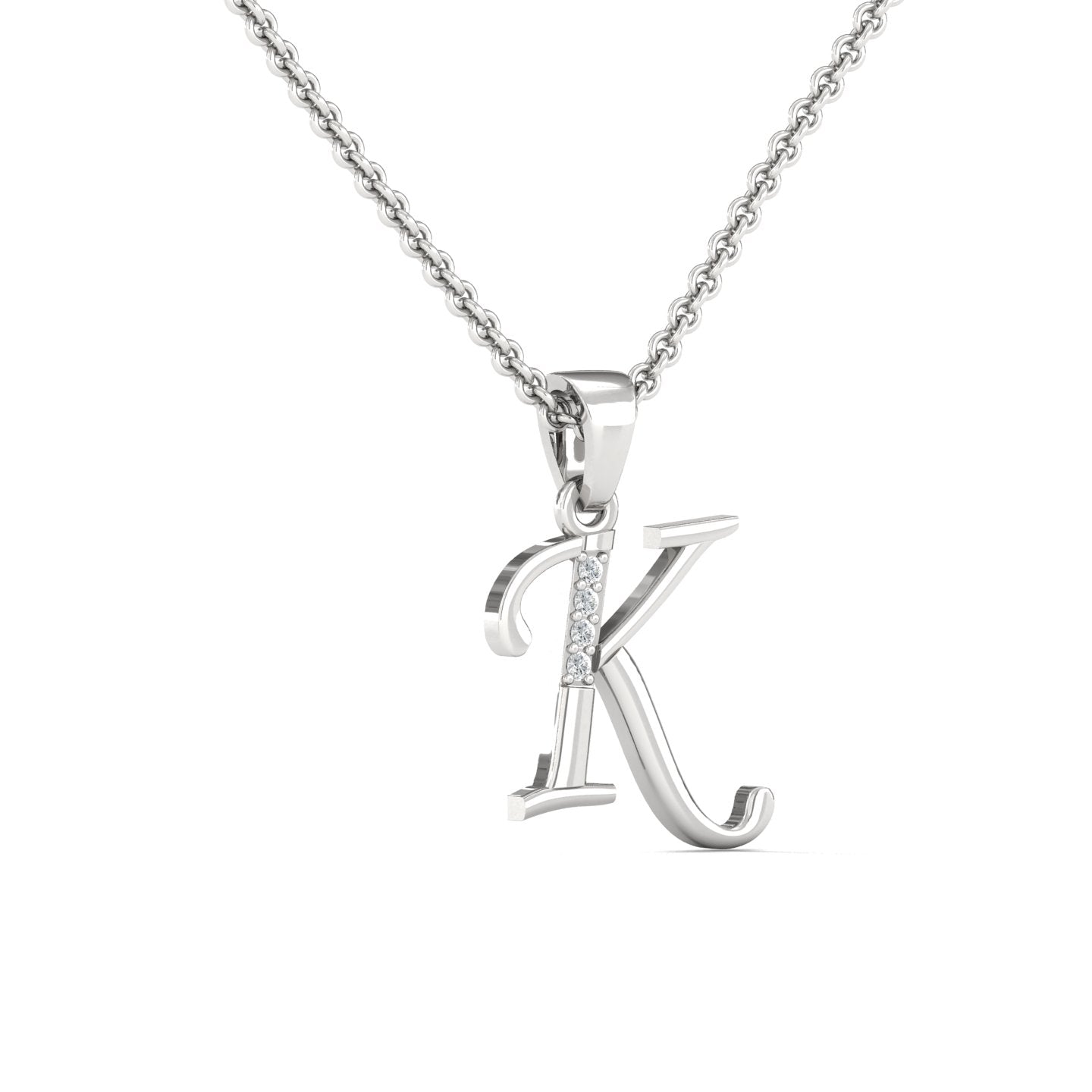 K  Lab Grown Diamond Pendant