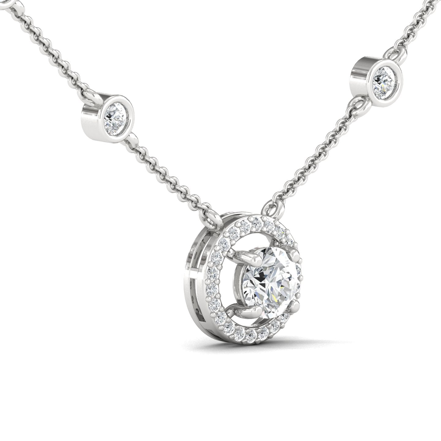 Ogrlica Lab Grown Diamond Pendant