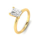 Radiant Lab Grown Solitaire Diamond Ring