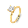 Cushion Solitaire Diamond Ring