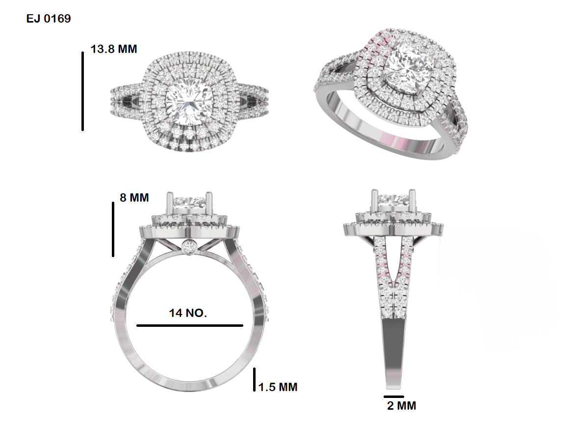 Gesen Lab Grown Diamond Ring