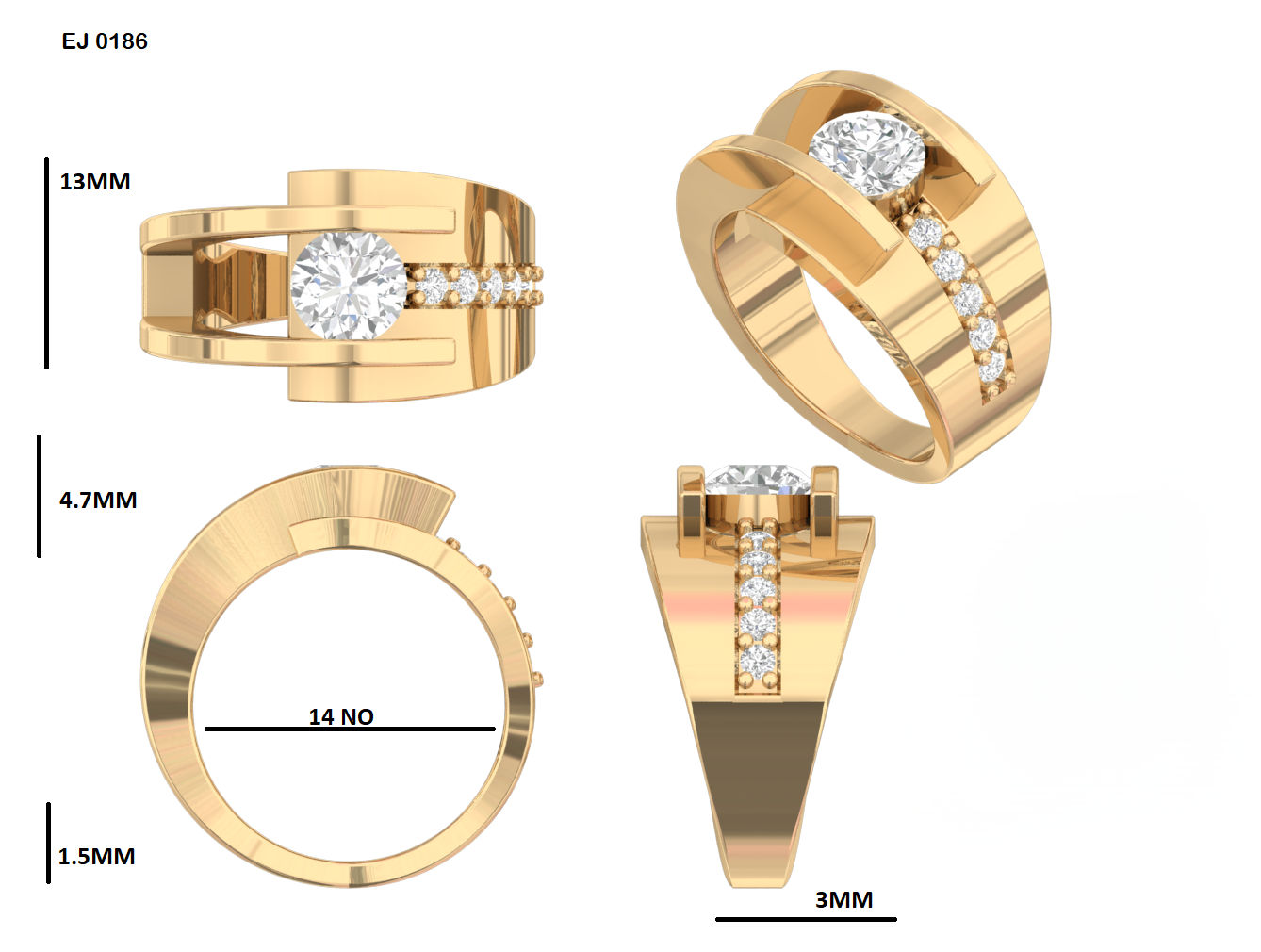 Kutija Lab Grown Diamond Ring