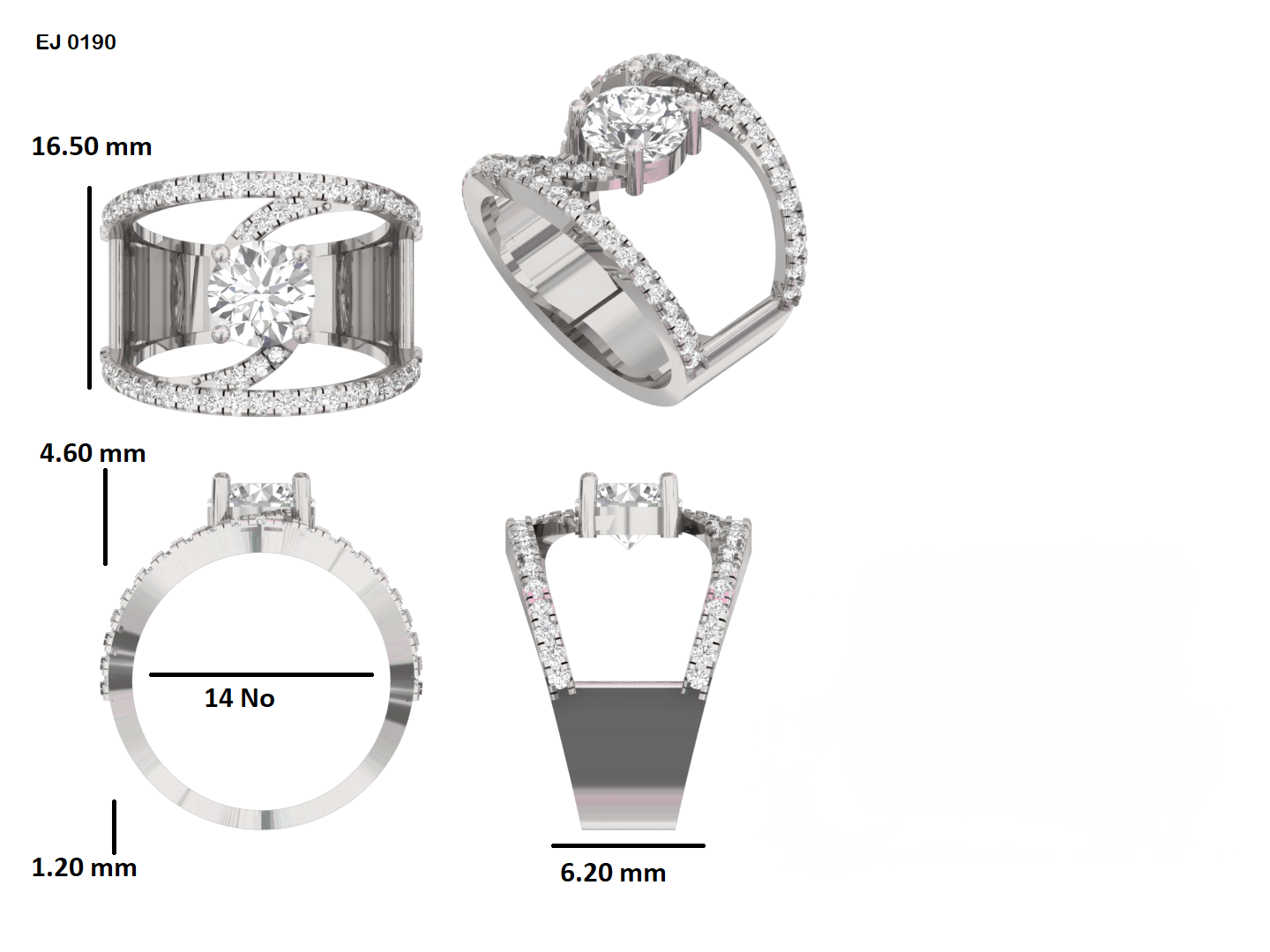 Eins Lab Grown Diamond Ring