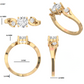 Trippel Lab Grown Diamond Ring