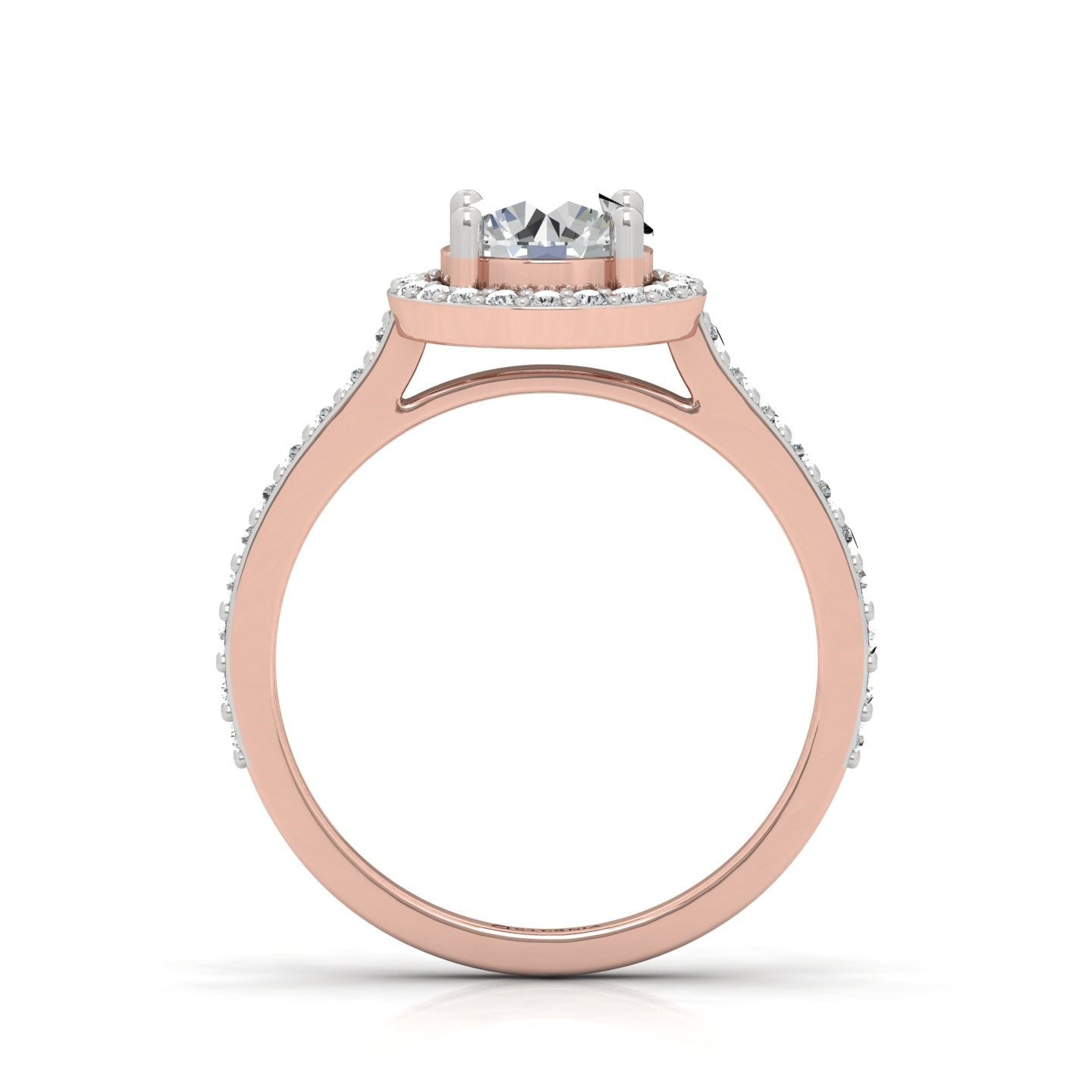 Aureole Lab Grown Diamond Ring