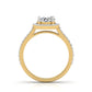 Aureole Lab Grown Diamond Ring