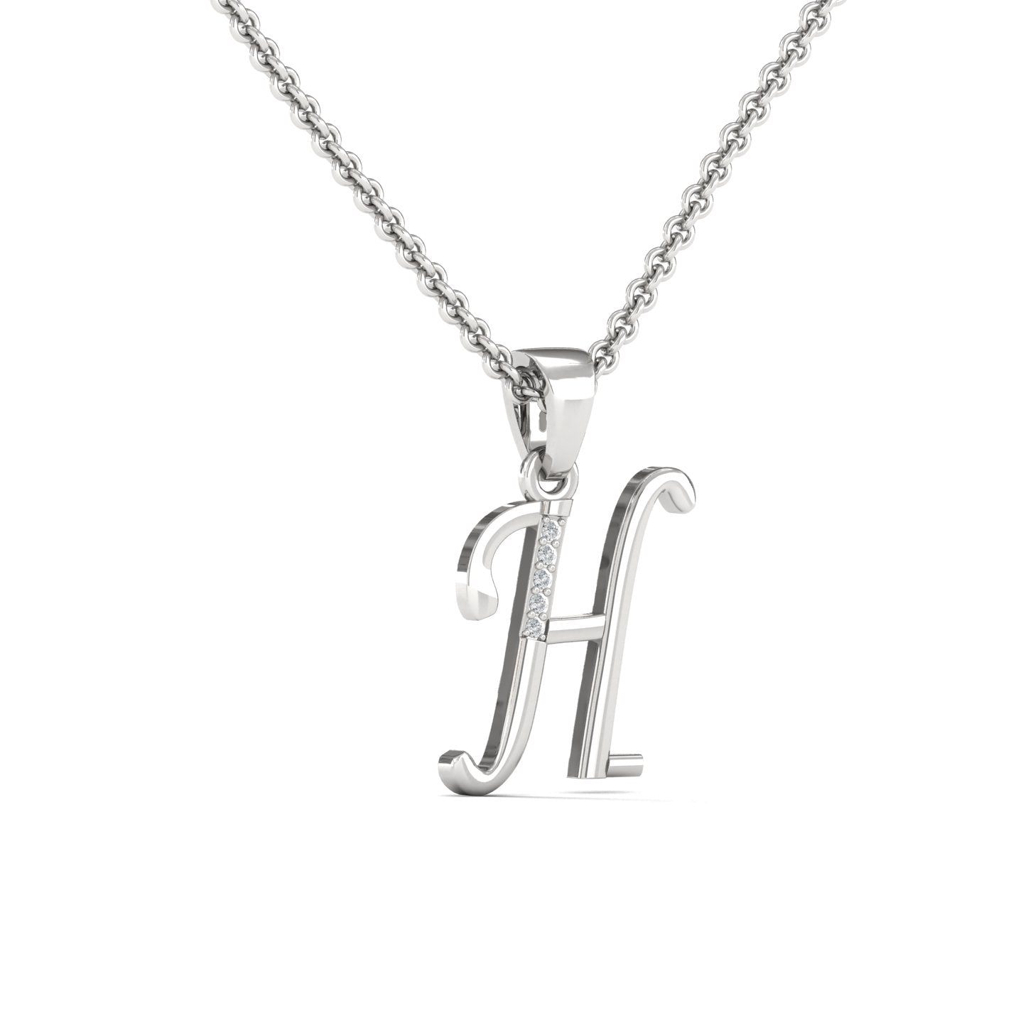 H Lab Grown Diamond Pendant