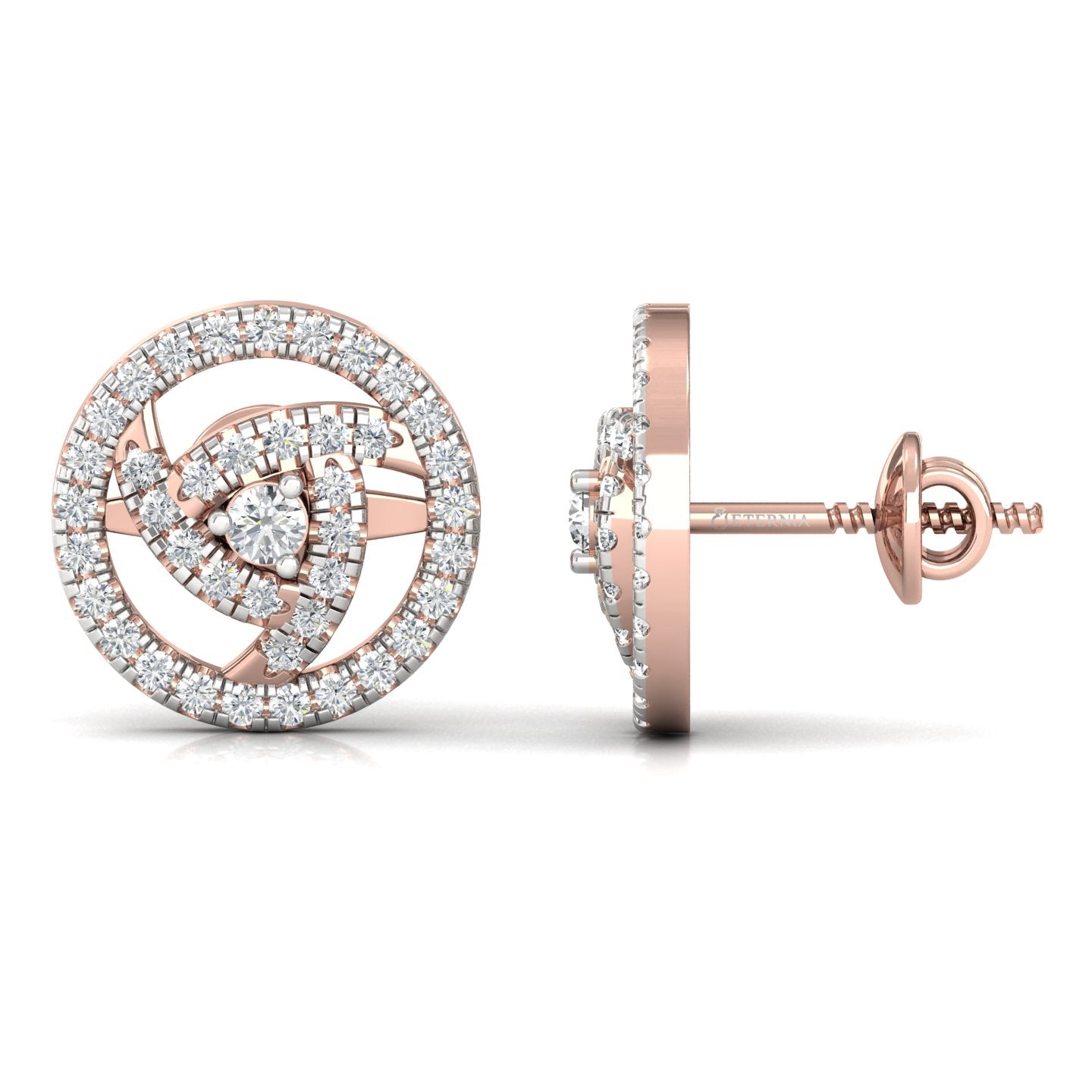 Stred Lab Grown Diamond Earings