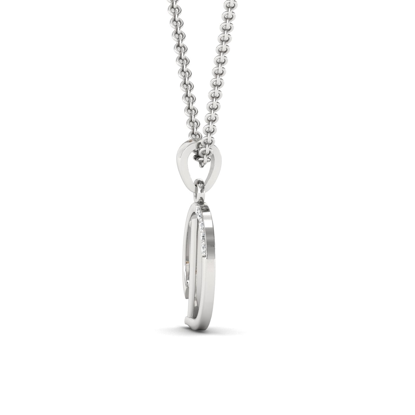 D Lab Grown Diamond Pendant