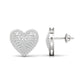 Heart Lab Grown Diamond Earings