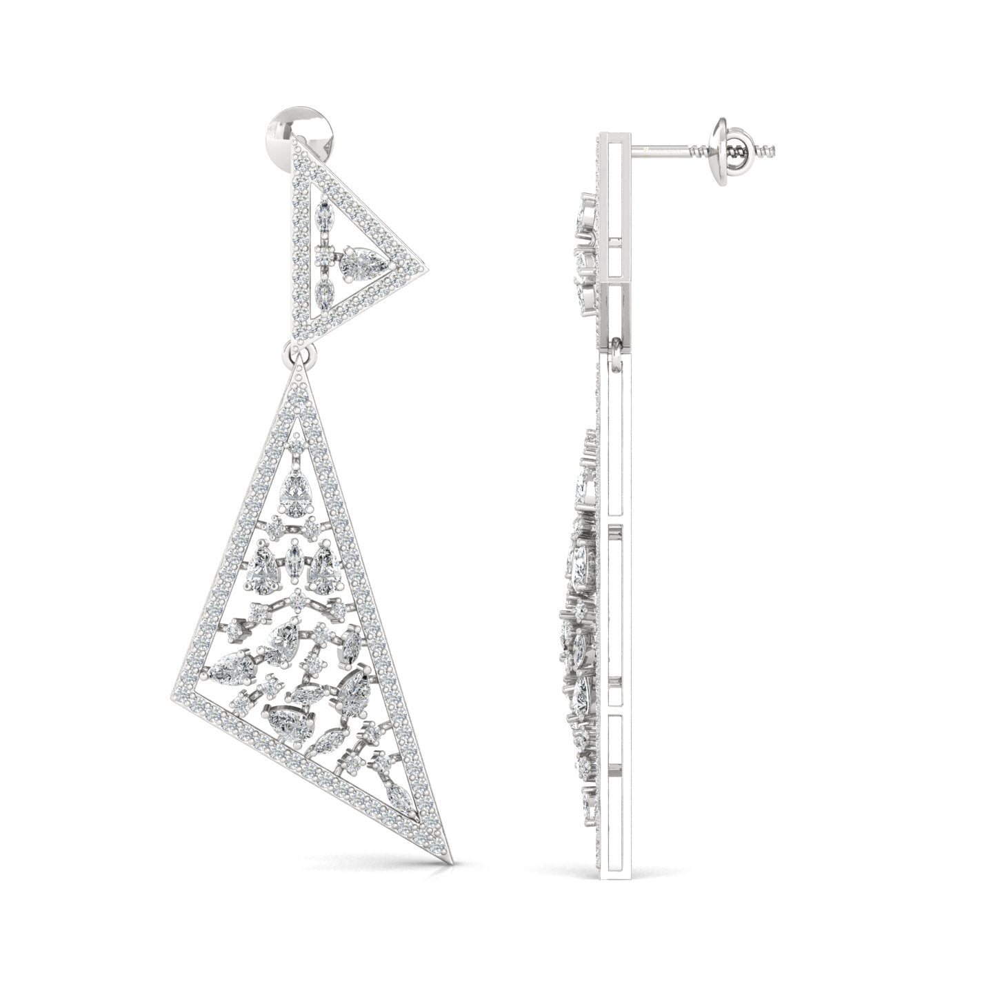 Cifra Lab Grown Diamond Earings