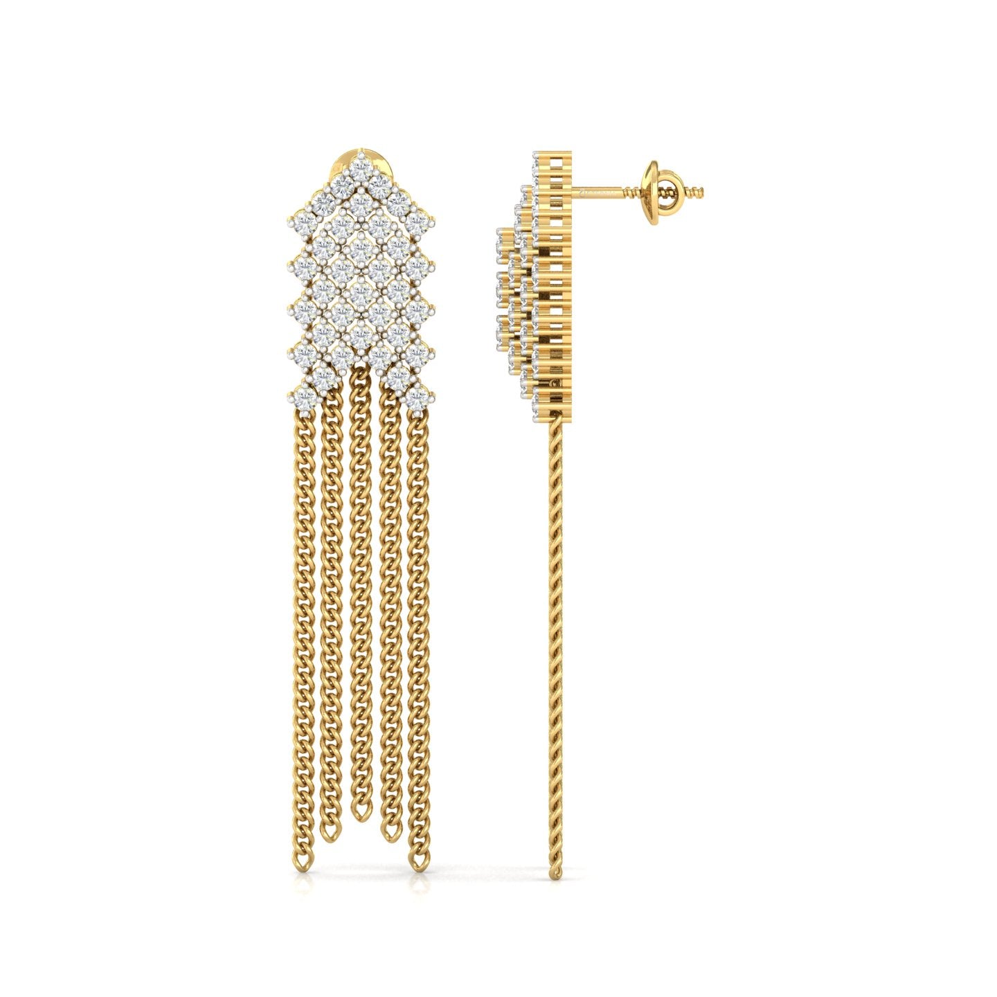 Uze Lab Grown Diamond Earings