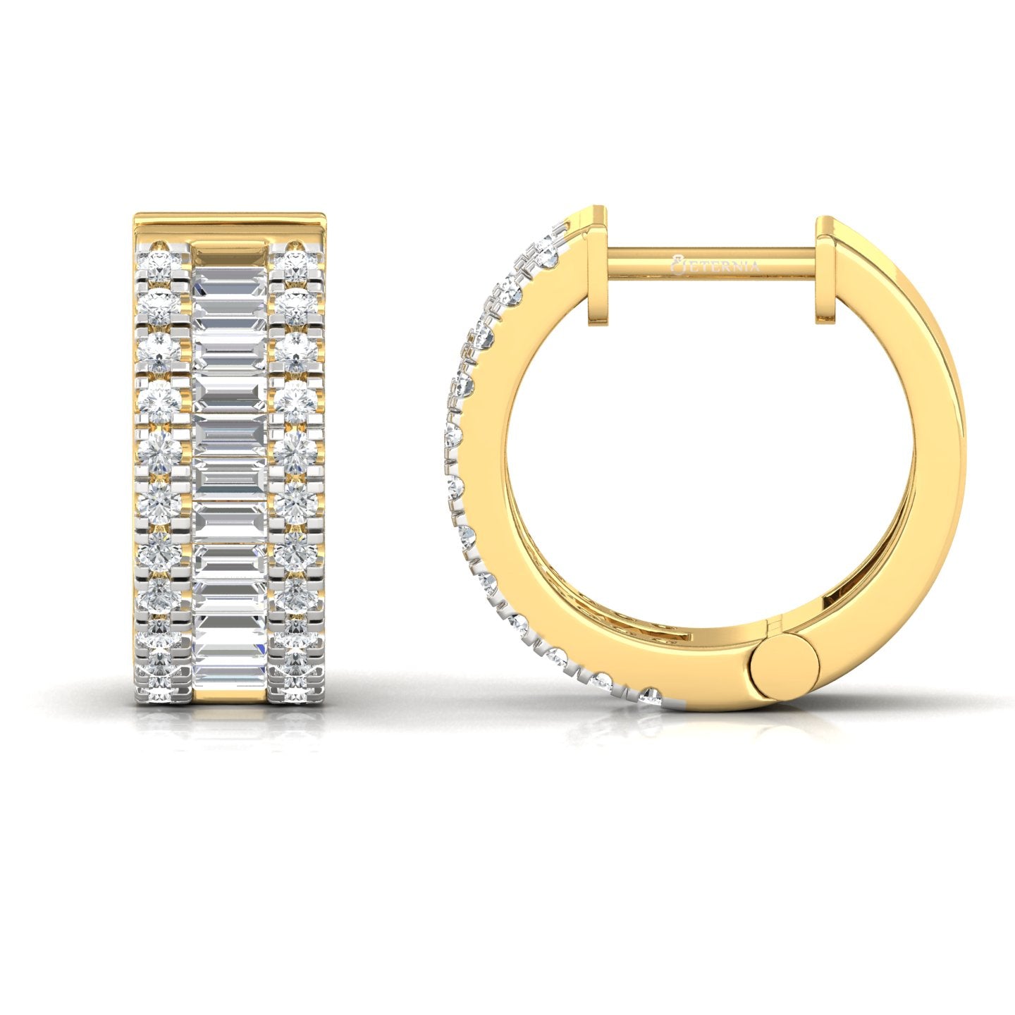 Quadro Lab Grown Diamond Earings