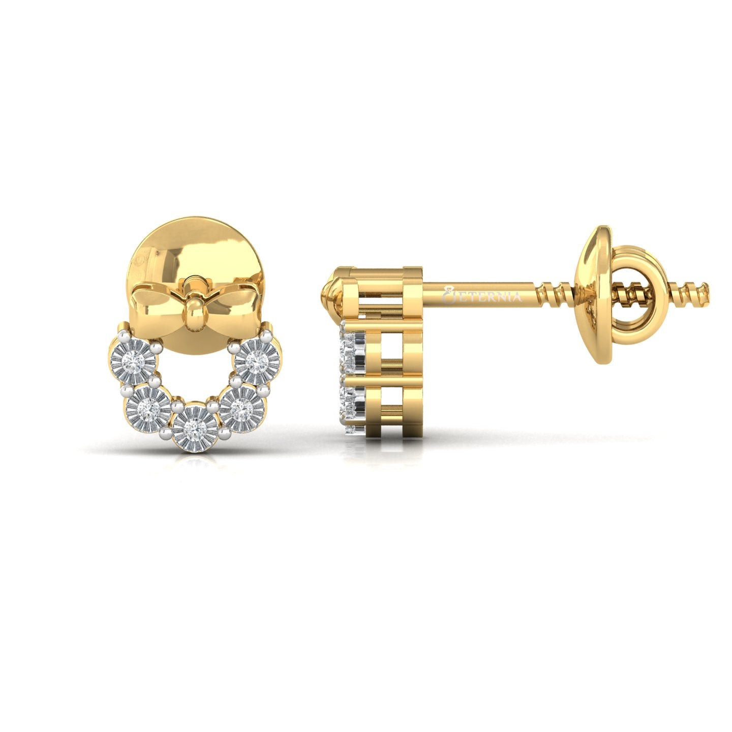 Prua Lab Grown Diamond Earings