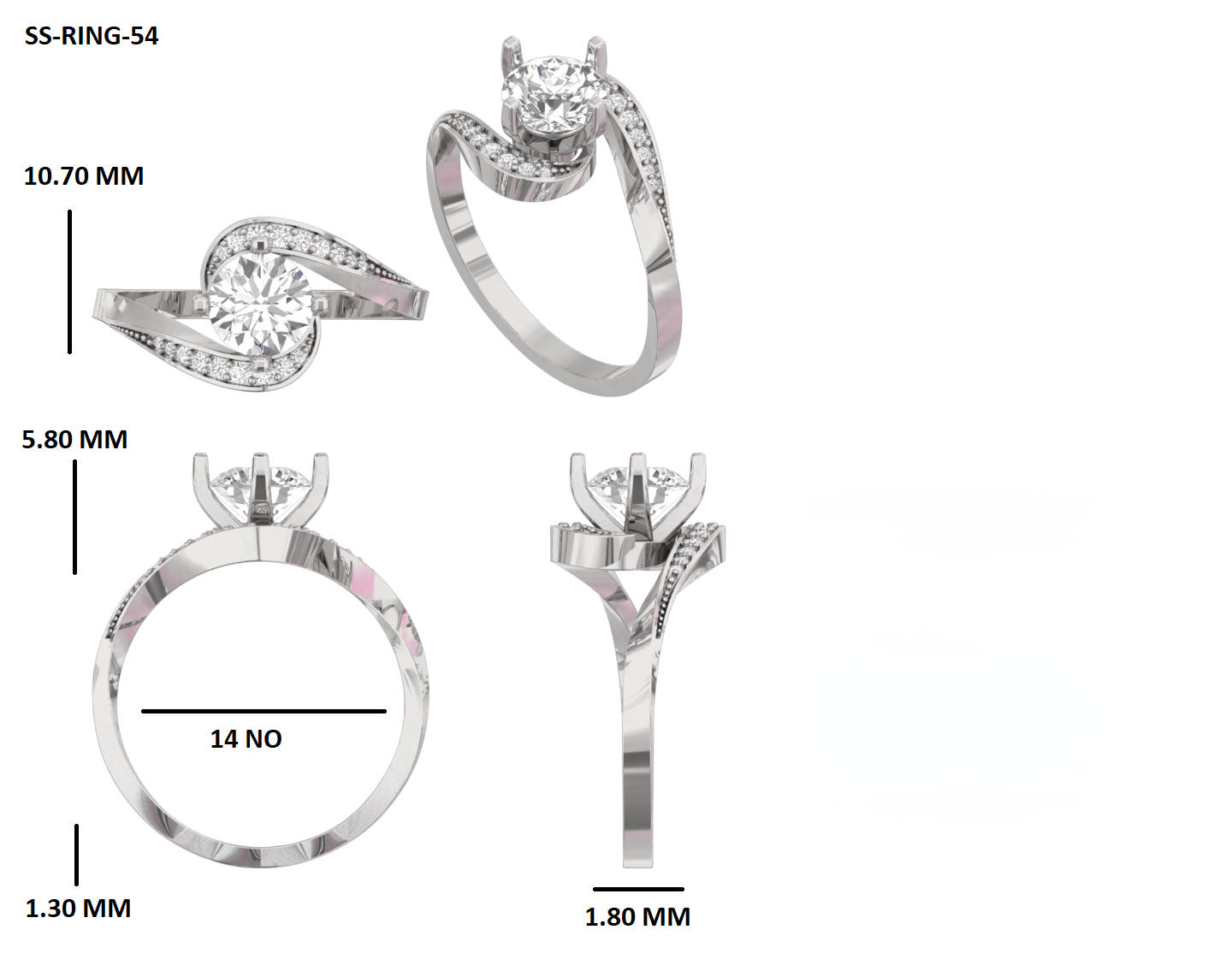 Vriden Lab Grown Diamond Ring