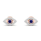 Letmy Lab Grown Diamond Evil Eye Earings