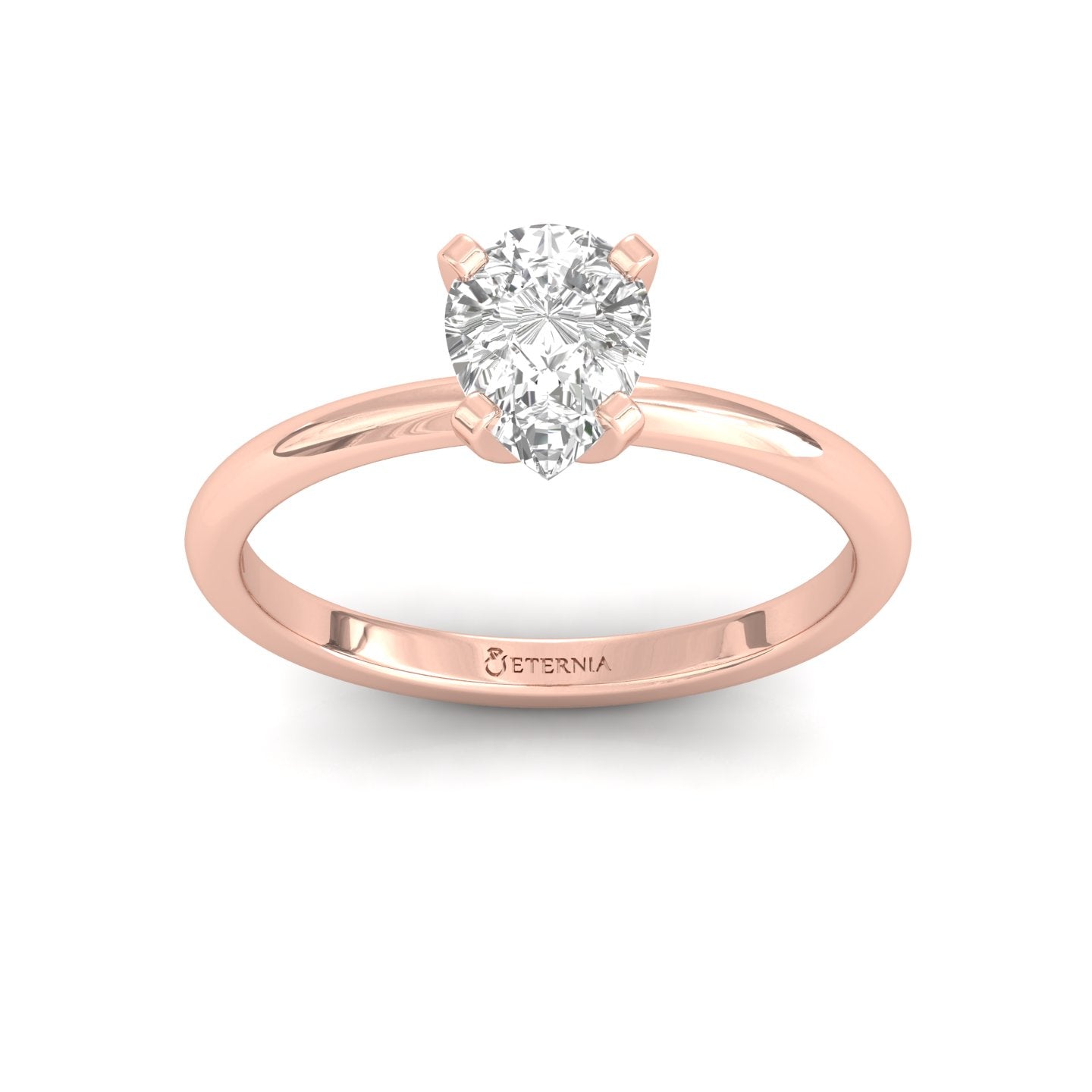 Pan Solitaire Lab Grown Diamond Ring