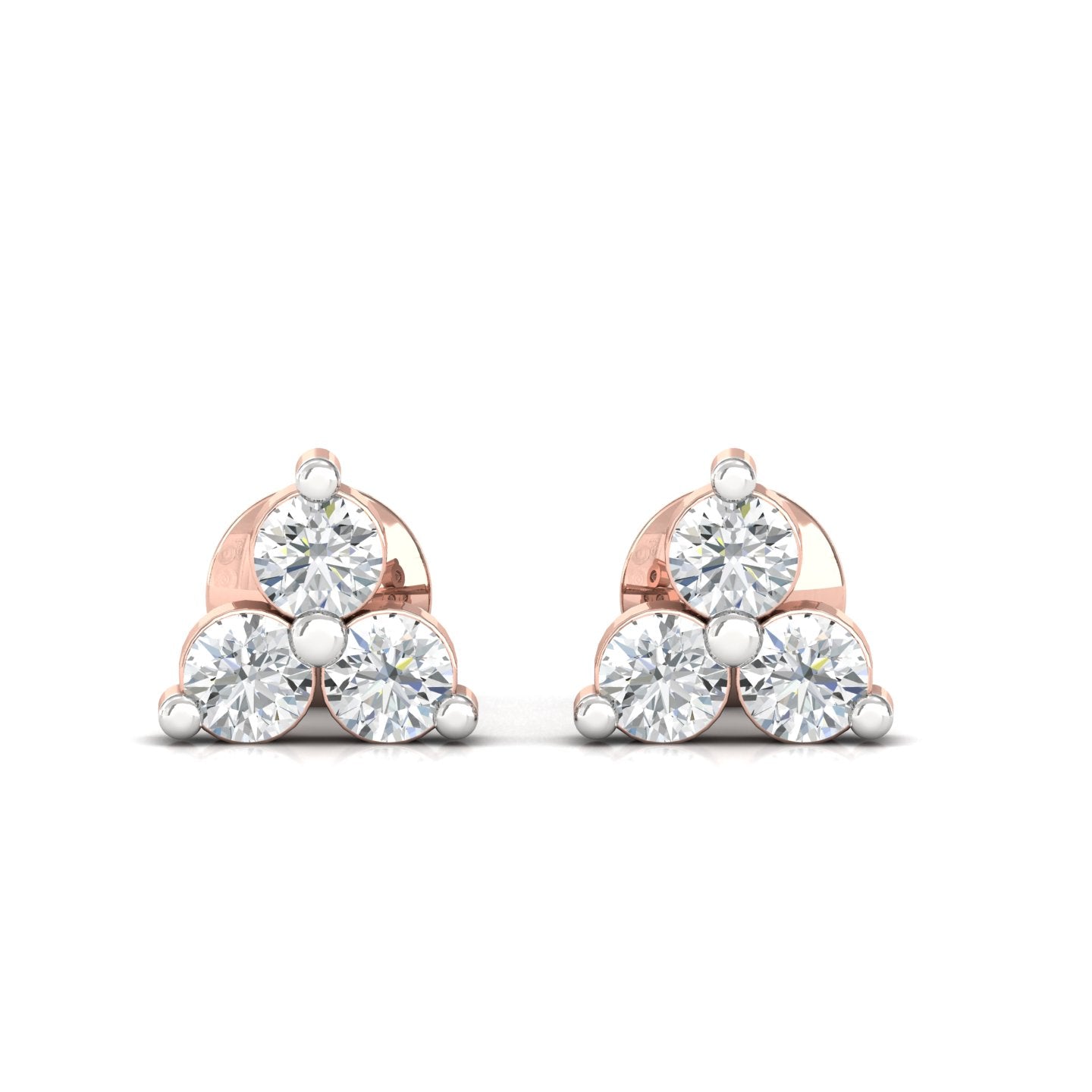 Punt Lab Grown Diamond Earings