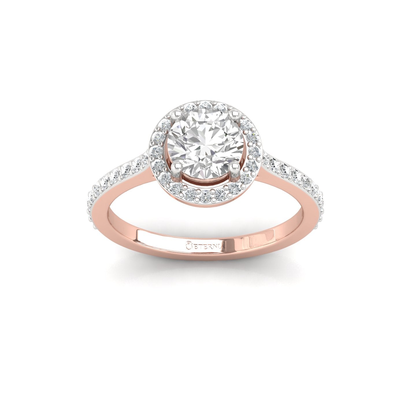 Aureole Lab Grown Diamond Ring