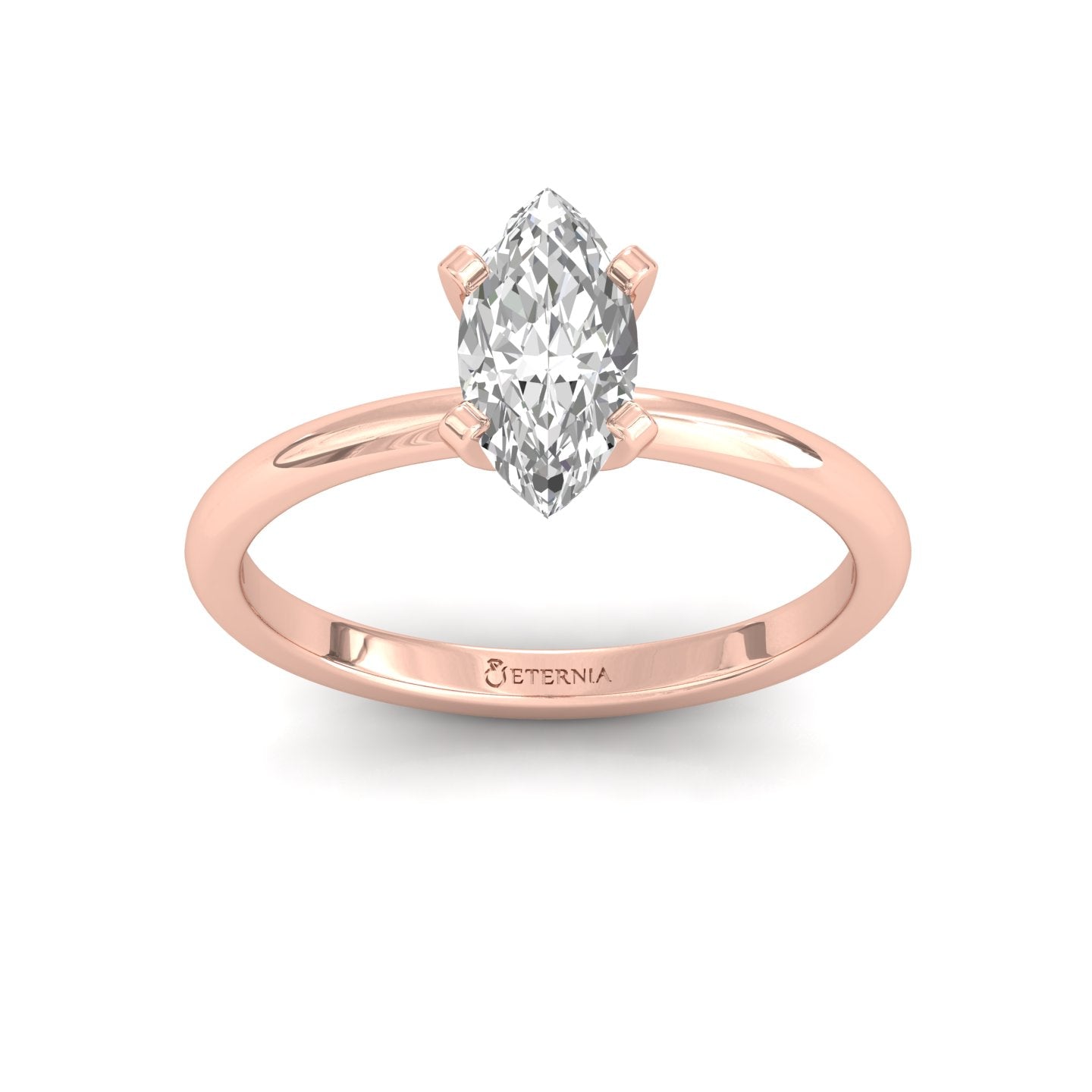 Marquise Solitaire Lab Grown Diamond Ring