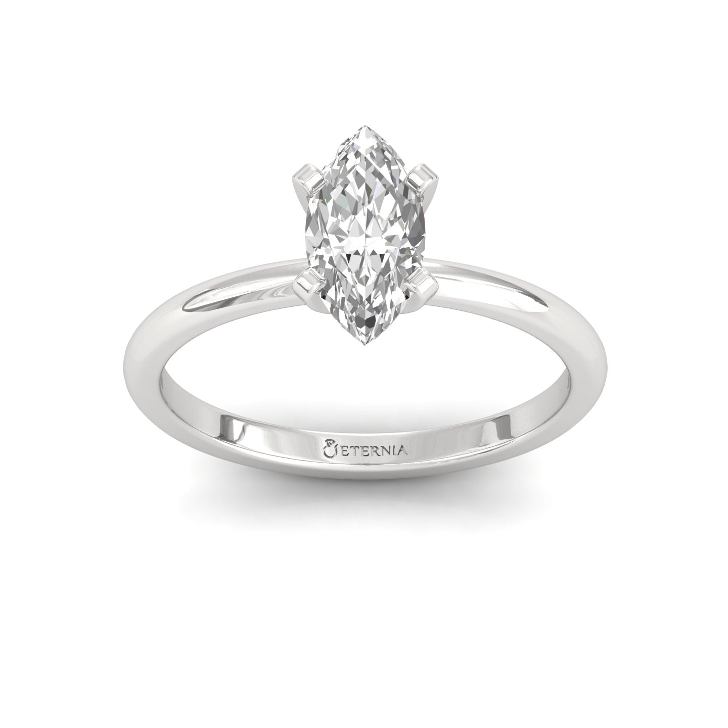 Marquise Solitaire Lab Grown Diamond Ring