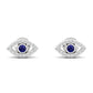 Letmy Lab Grown Diamond Evil Eye Earings