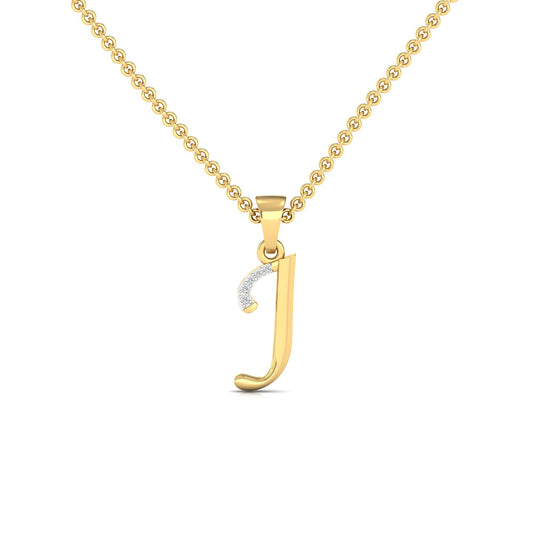 J  Lab Grown Diamond Pendant