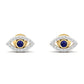 Letmy Lab Grown Diamond Evil Eye Earings