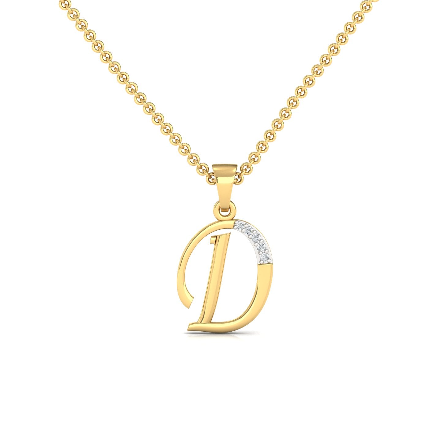 D Lab Grown Diamond Pendant