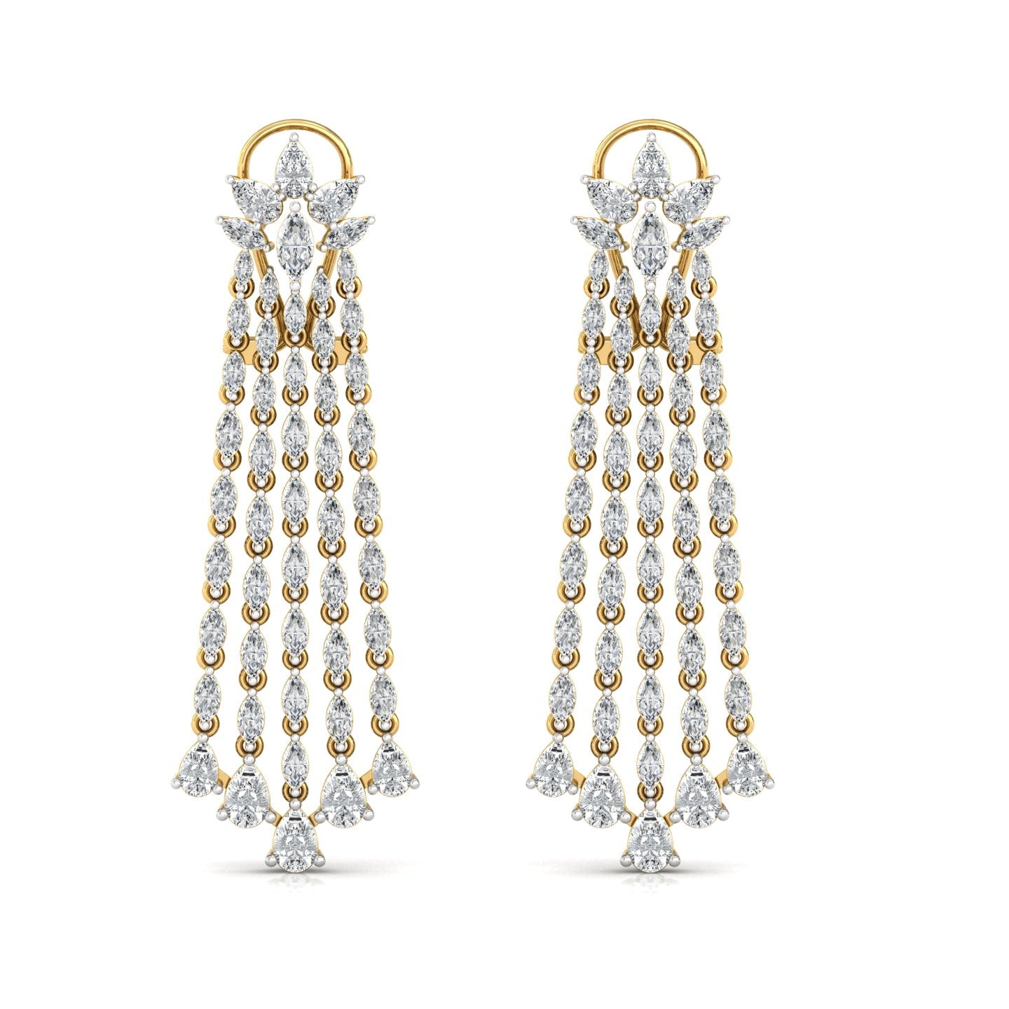 Argolla Lab Grown Diamond Earings