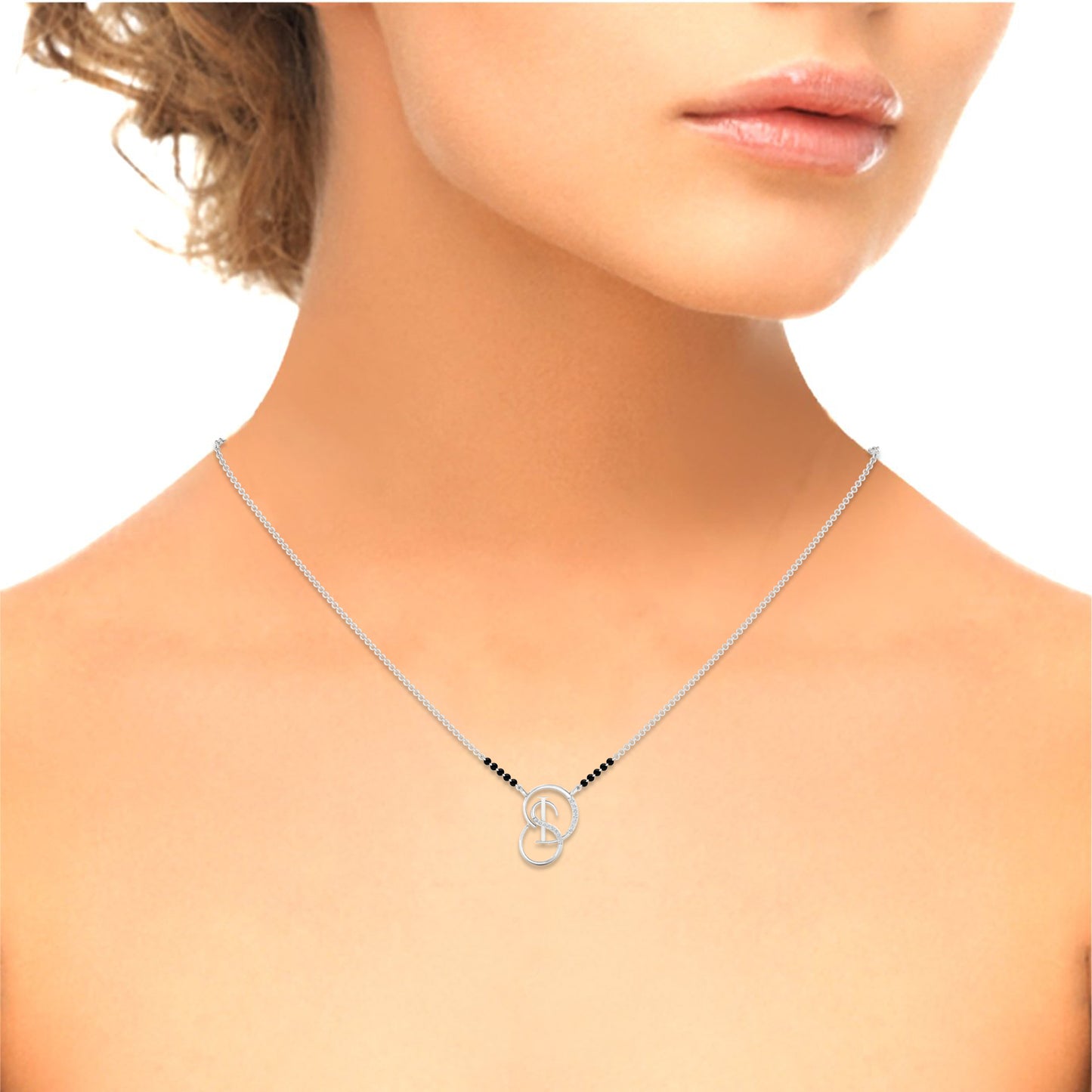 Ini  Lab Grown Diamond Mangalsutra