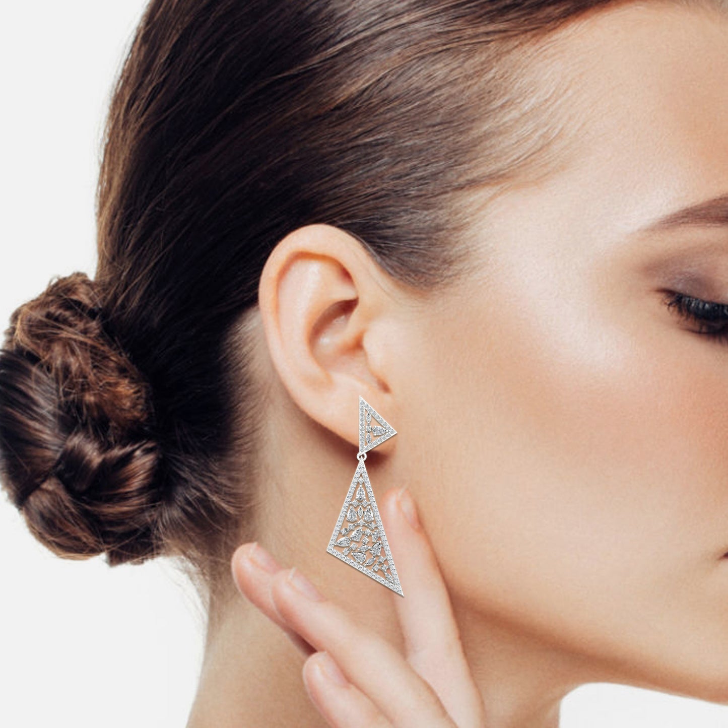 Cifra Lab Grown Diamond Earings