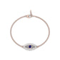 Charm Lab Grown Diamond Evil Eye Bracelet