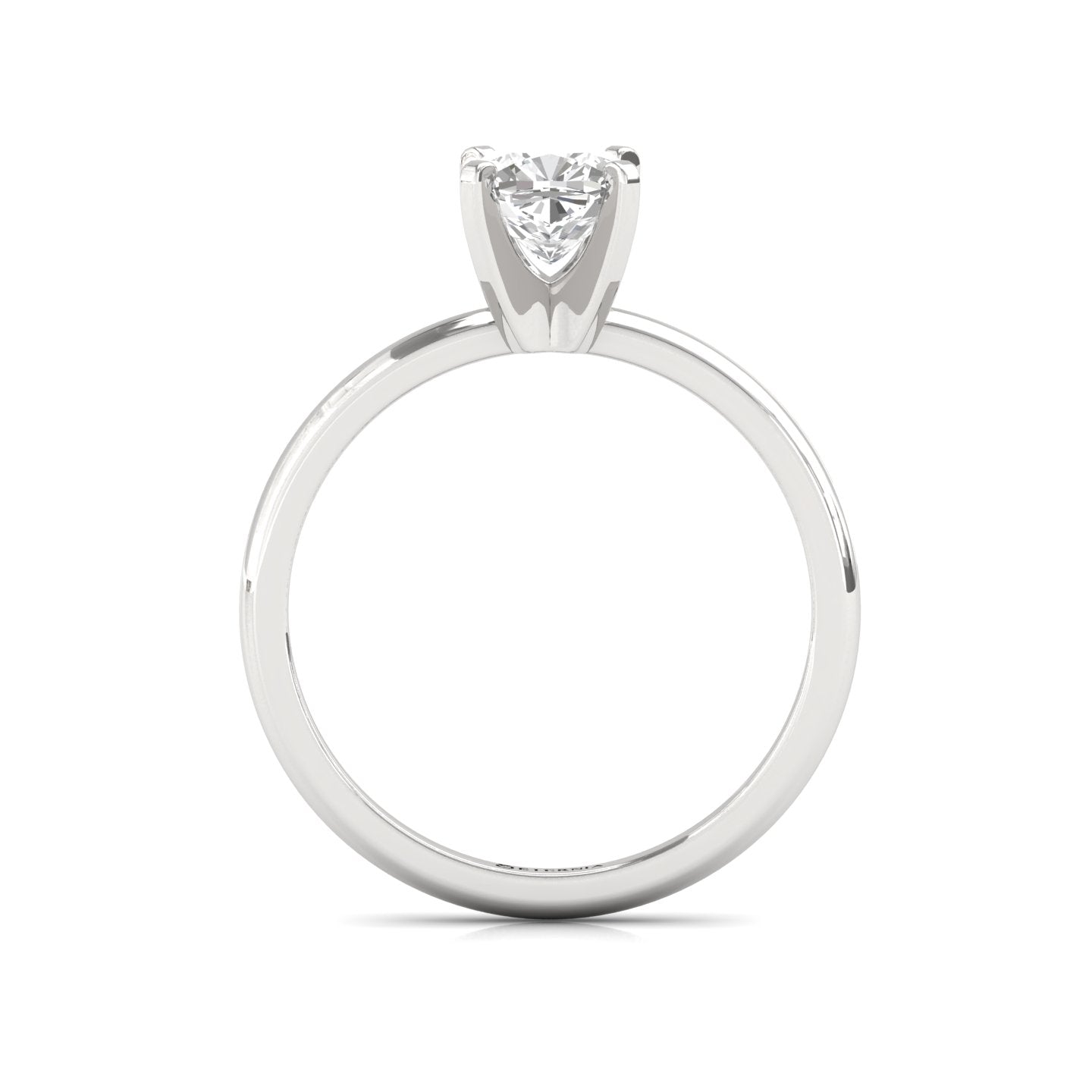 Cushion Solitaire Diamond Ring