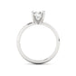 Round Lab Grown Diamond Solitaire Ring