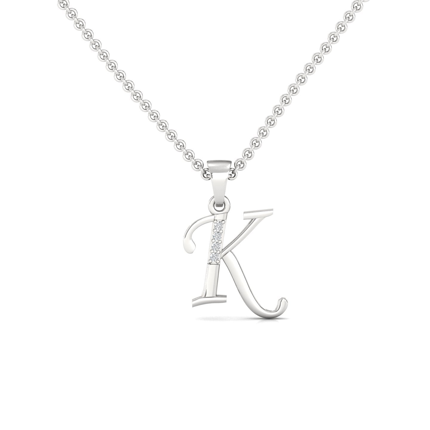 K  Lab Grown Diamond Pendant