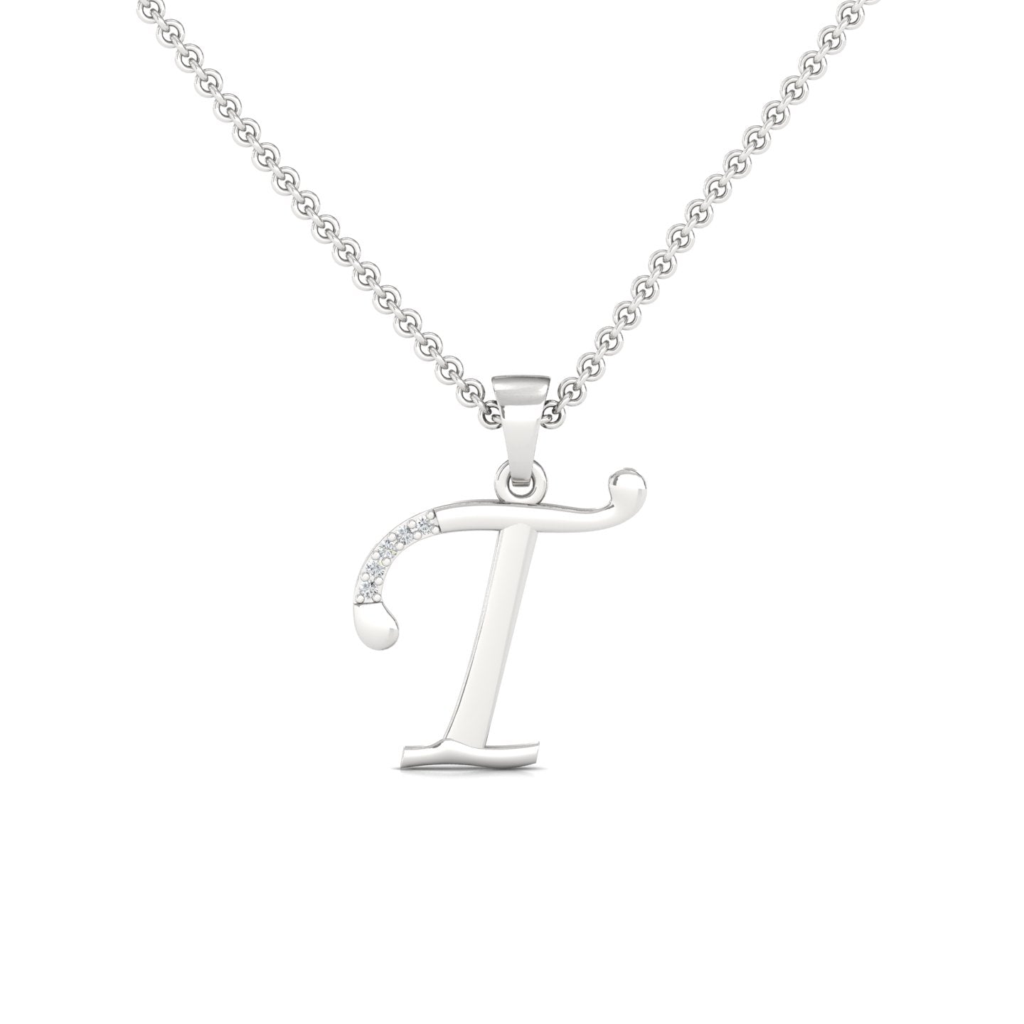 T  Lab Grown Diamond Pendant