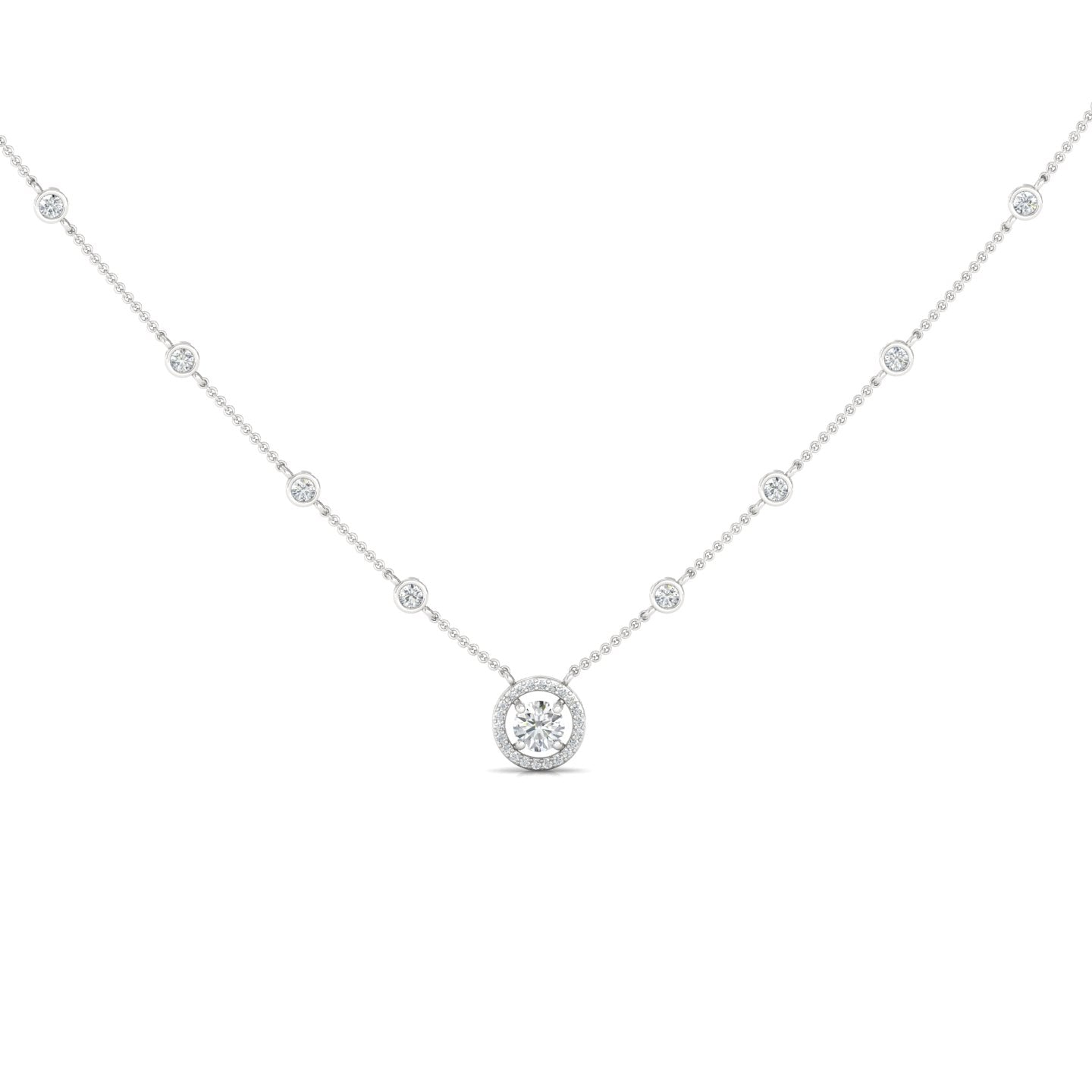 Ogrlica Lab Grown Diamond Pendant