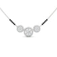 Drie  Lab Grown Diamond Mangalsutra