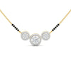 Drie  Lab Grown Diamond Mangalsutra